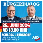 Einladung zum Bürgerdialog im Schloss Laubsdorf